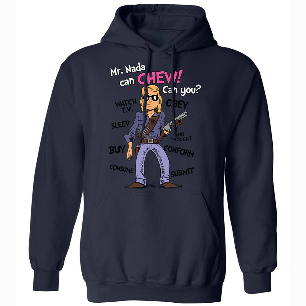 I have come here to chew bubblegum and kick ass - Navy - 15
