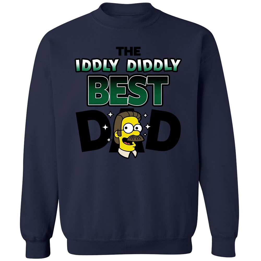 The Iddly diddly best dad - Navy - 15