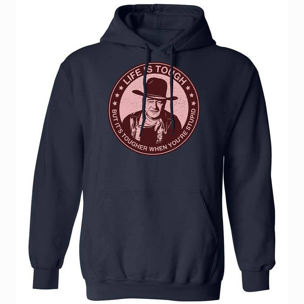 Classic Unisex Hoodie - RLE6U2HD - Navy - 15