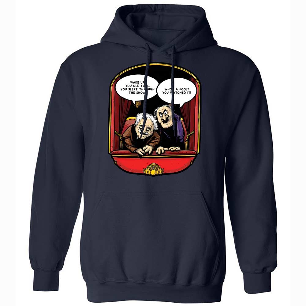 Statler and Waldorf (Wake Up) - Navy - 15