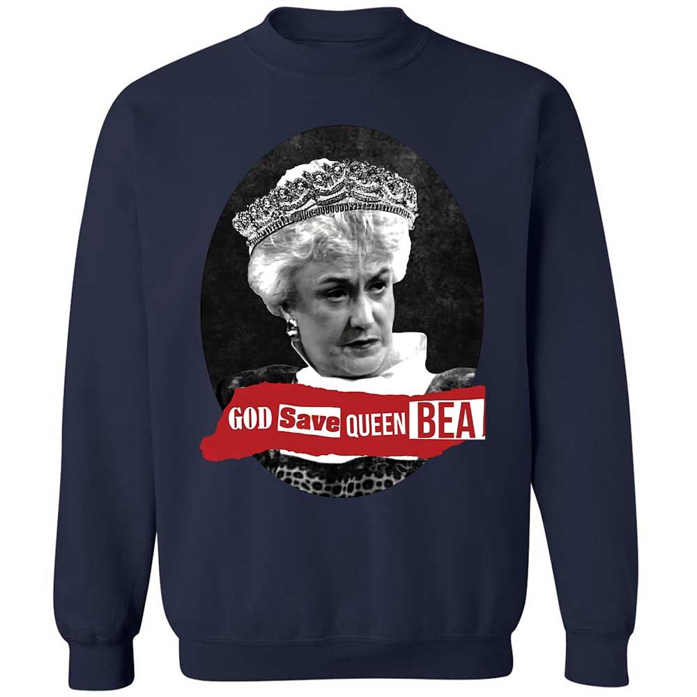 God Save Queen Bea - Navy - 15