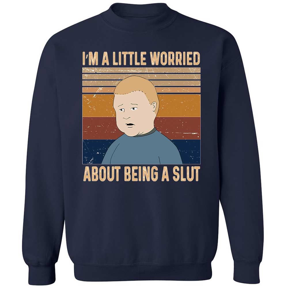 I'm a Little Worried About Being a Slut - Navy - 15