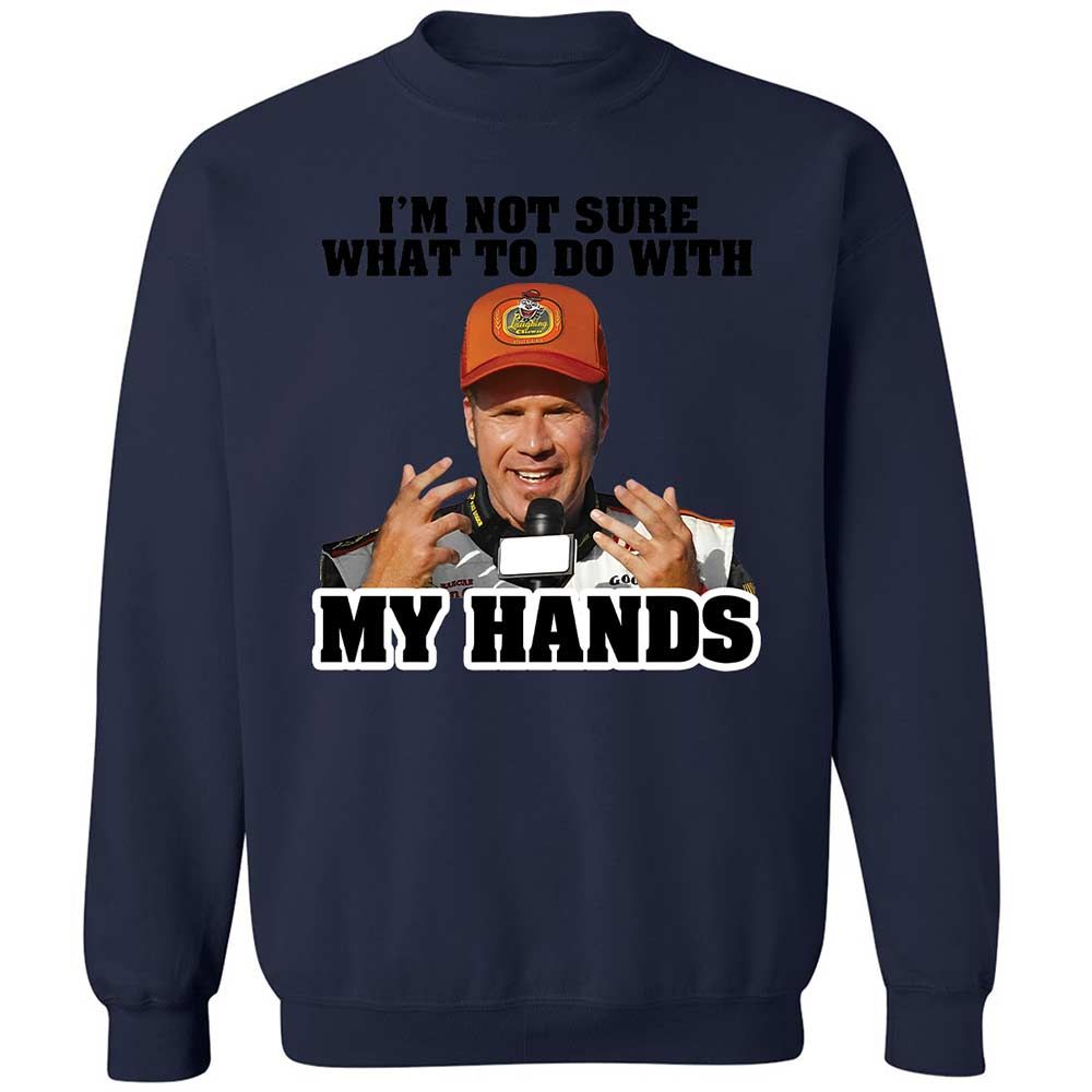 I'm Not Sure What To Do With My Hands - Navy - 15