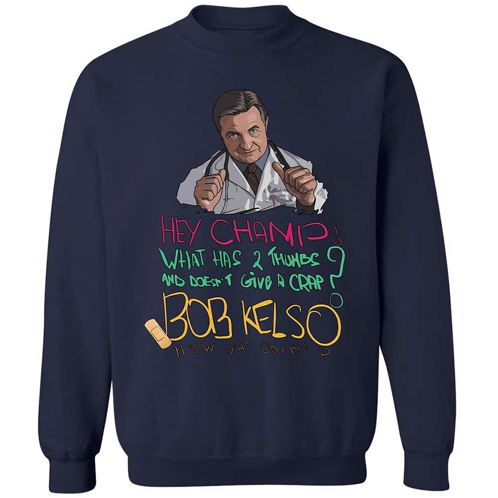 Classic Unisex Sweatshirt - QDW5MKJJ - Navy - 15