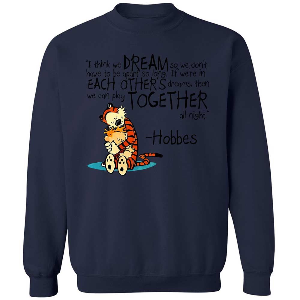 Calvin Hobbes Dreams - Navy - 15