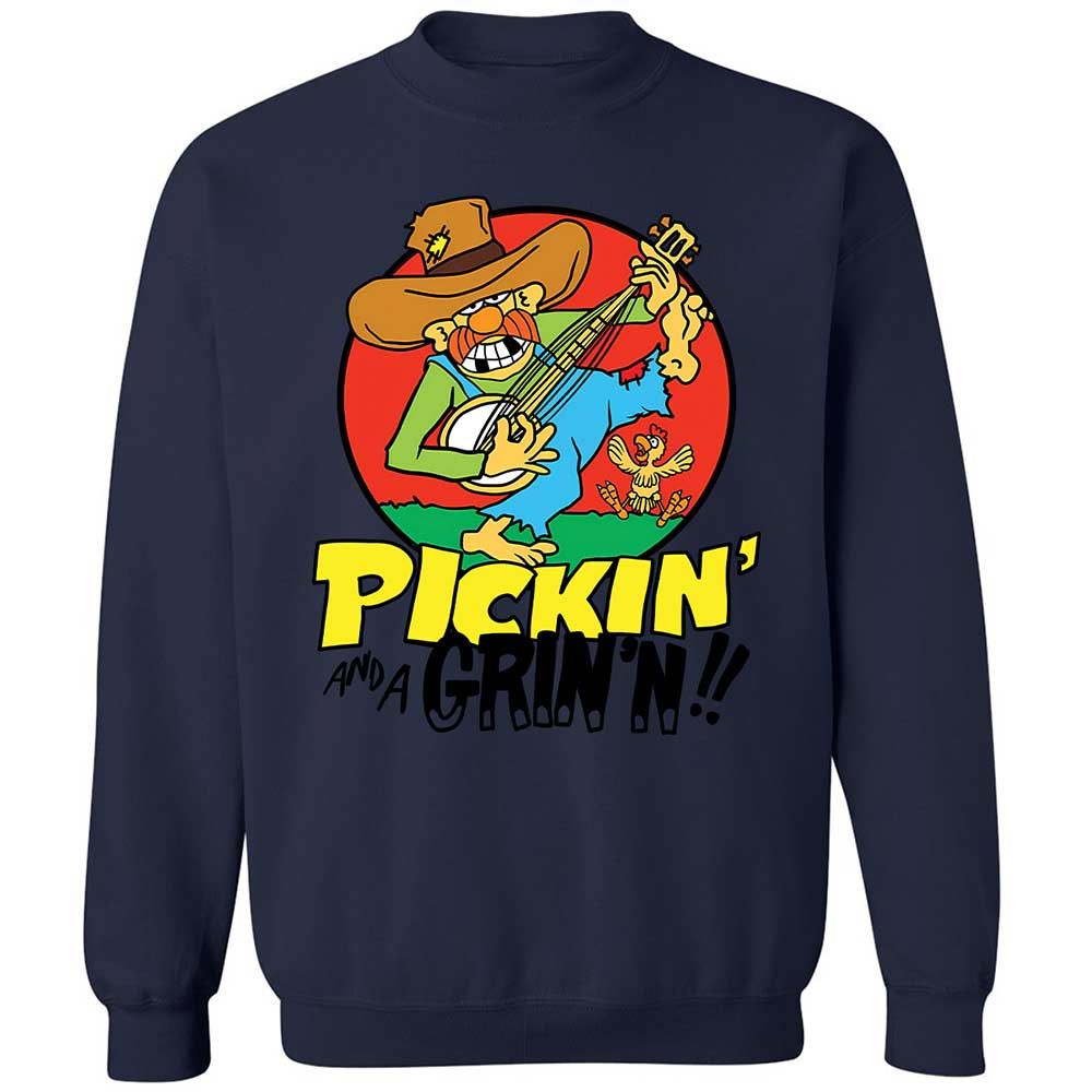 Pickin' and a Grinnin - Navy - 15