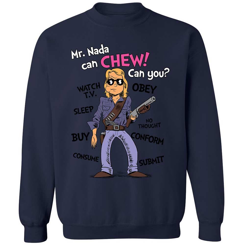 I have come here to chew bubblegum and kick ass - Navy - 15