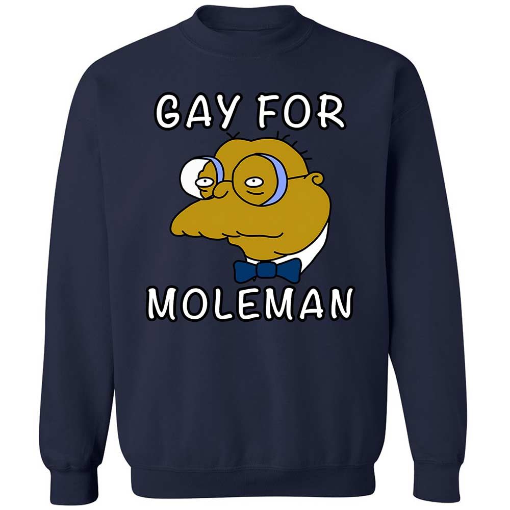 Gay for Moleman - Navy - 15