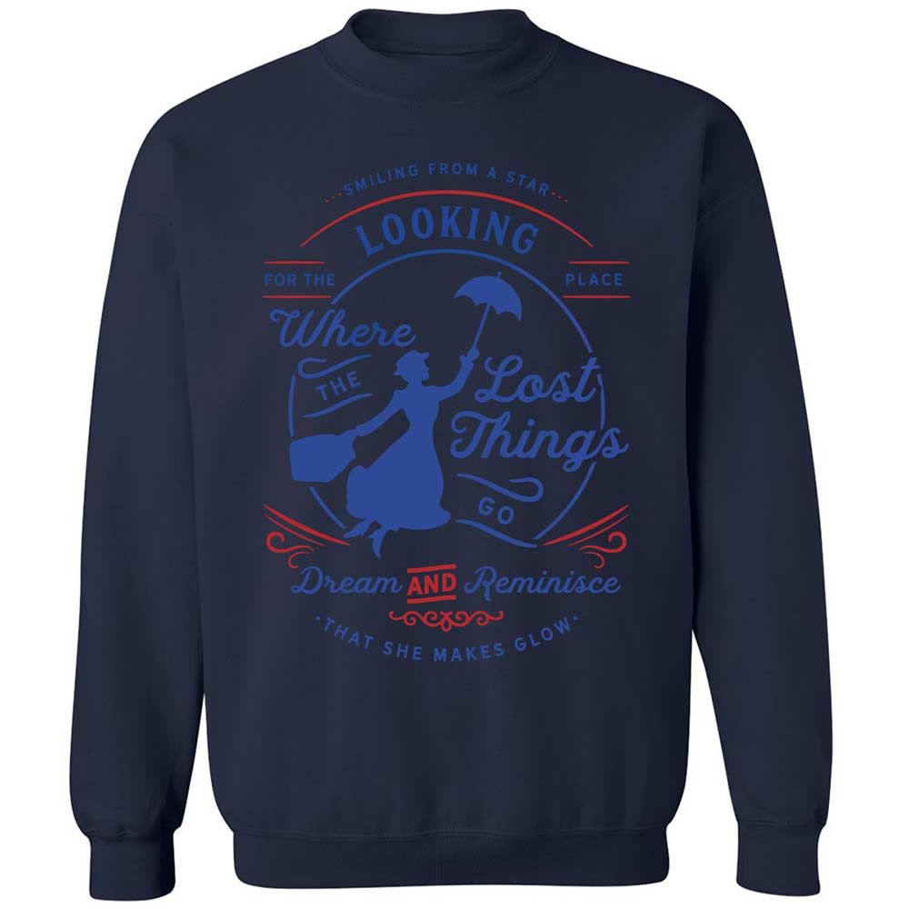 Classic Unisex Sweatshirt - YL8UM82D - Navy - 15