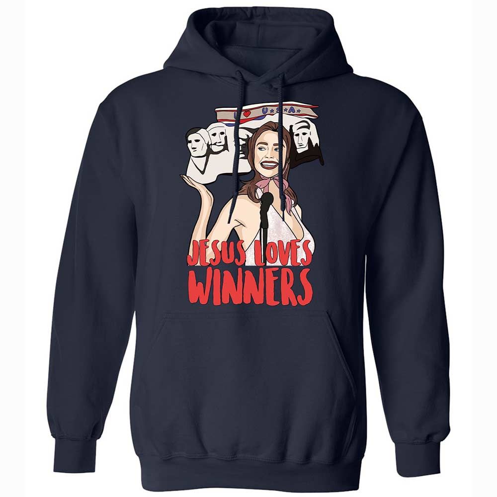 He Loves Winners - Navy - 15