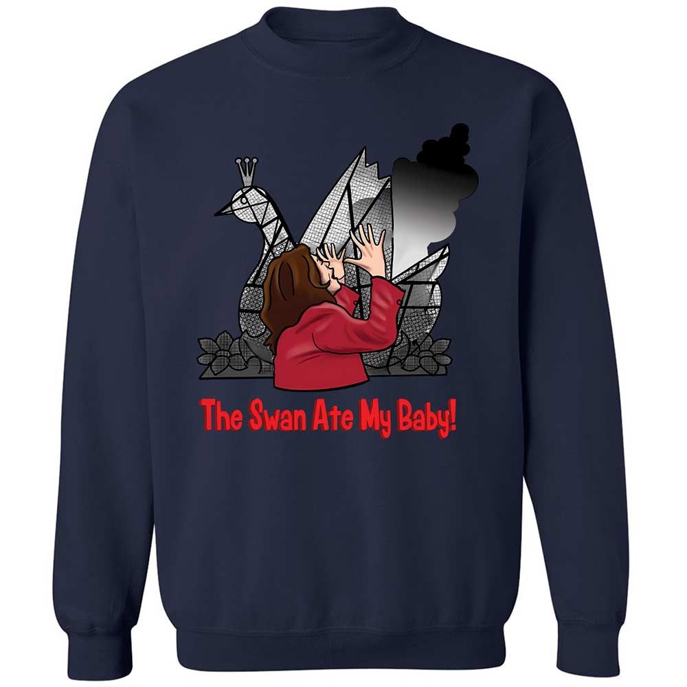 The Swan Ate My Baby - Navy - 15