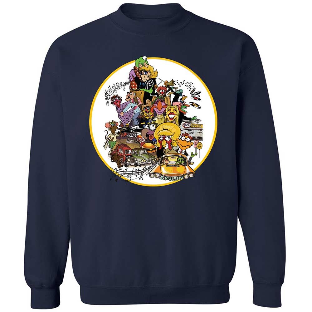 Muppet Graffiti - Navy - 15
