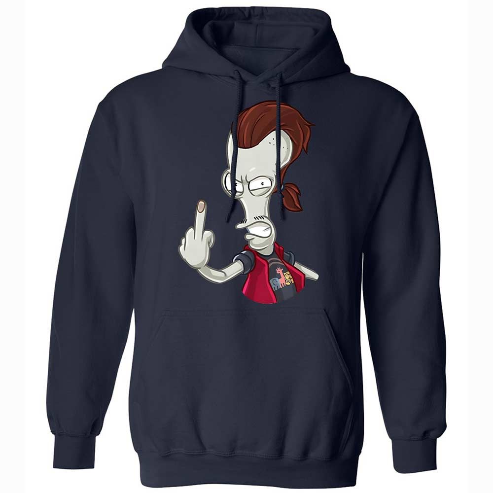 Classic Unisex Hoodie - UF1L7RK8 - Navy - 15