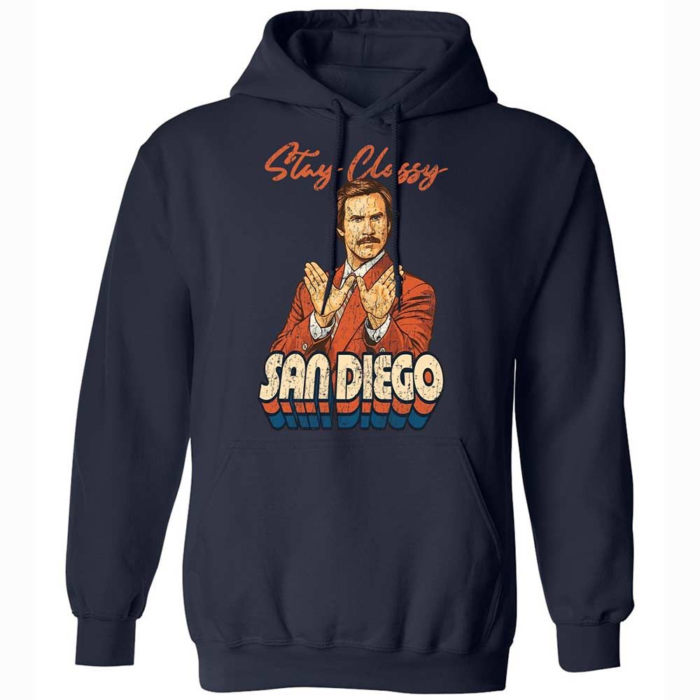 Classic Unisex Hoodie - V8HKDPXP - Navy - 15
