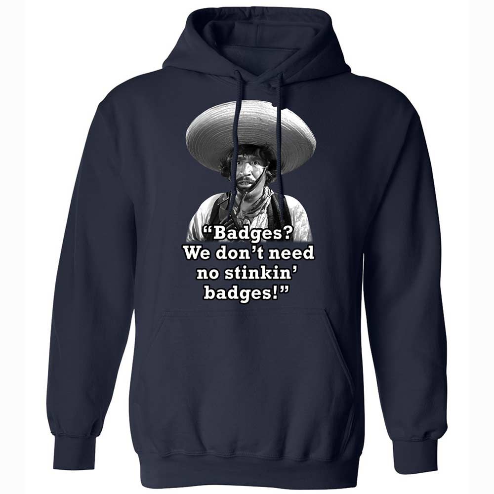 We don't need no stinkin' badges - Navy - 15