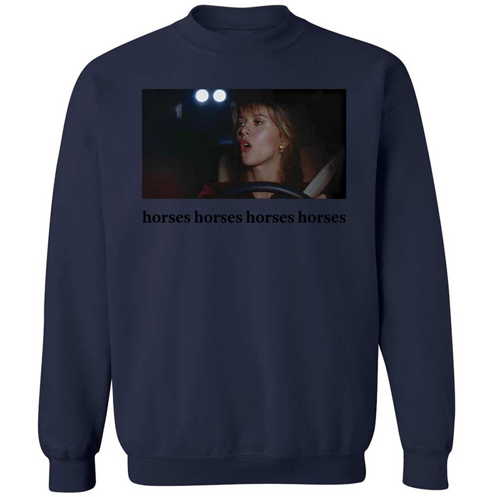 Horses horses horses horses - Navy - 15