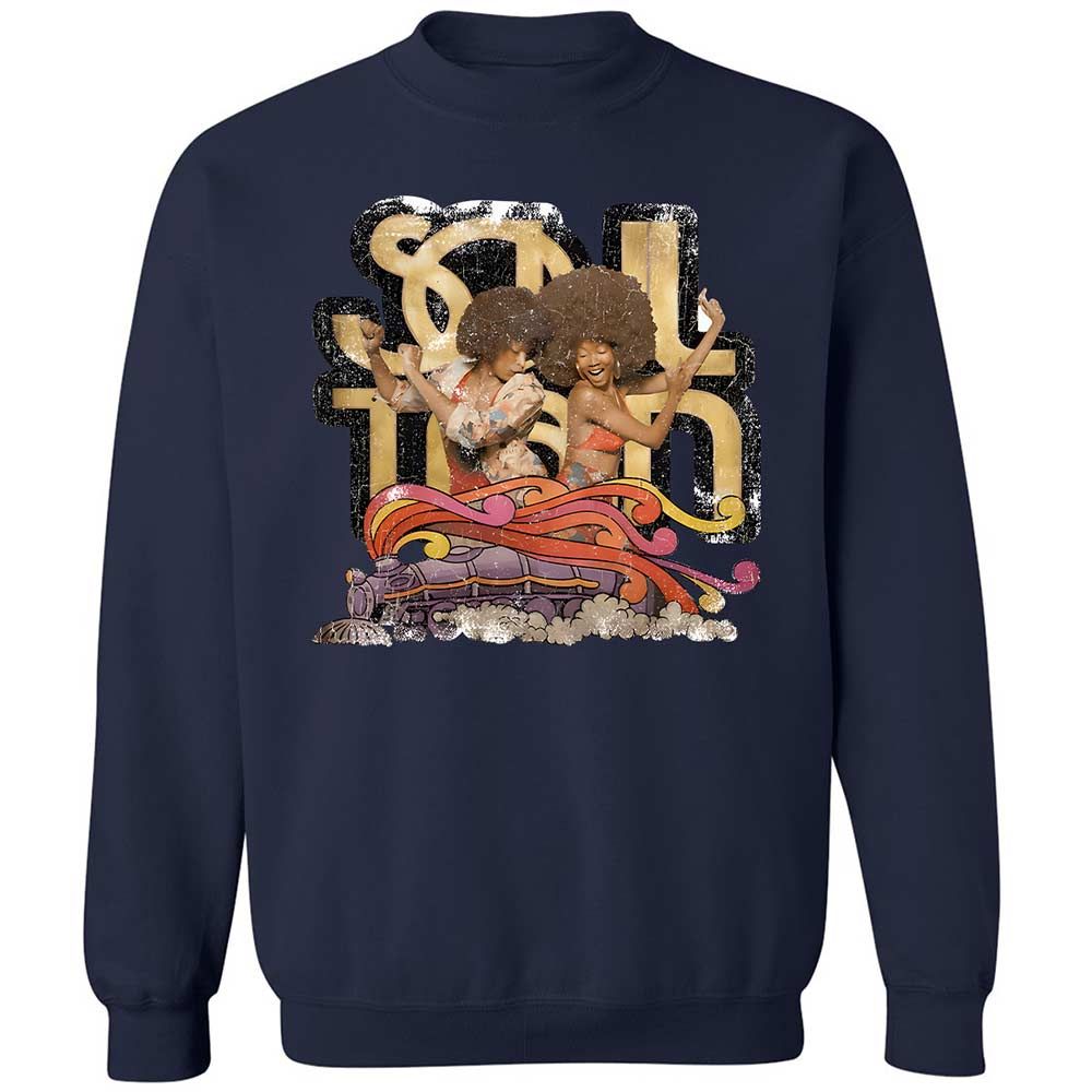 Retro Soul Train Dance Vibes - Navy - 15