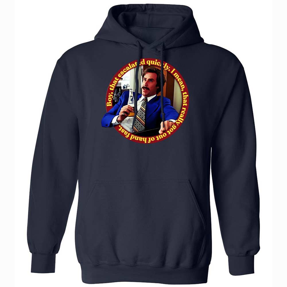 Classic Unisex Hoodie - LG9LUTZF - Navy - 15