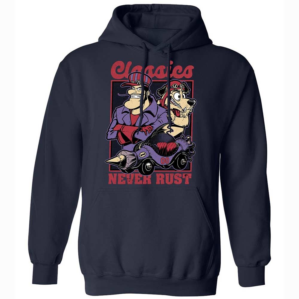 Classic Unisex Hoodie - QFKEYCTN - Navy - 15
