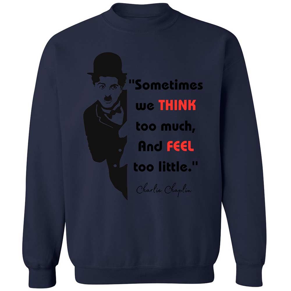 Sometimes we think too much - Navy - 15