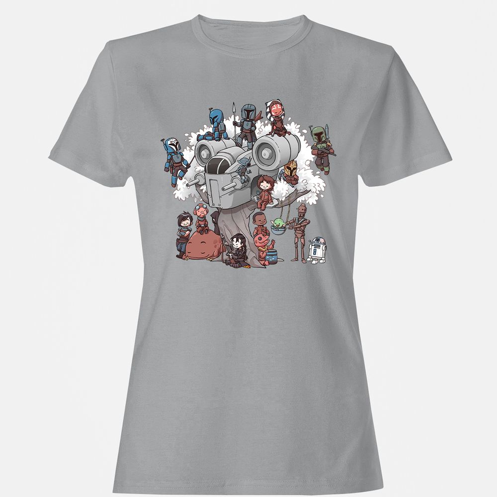 Women's T-Shirt - EXTLK7RN - Sport Grey - 15