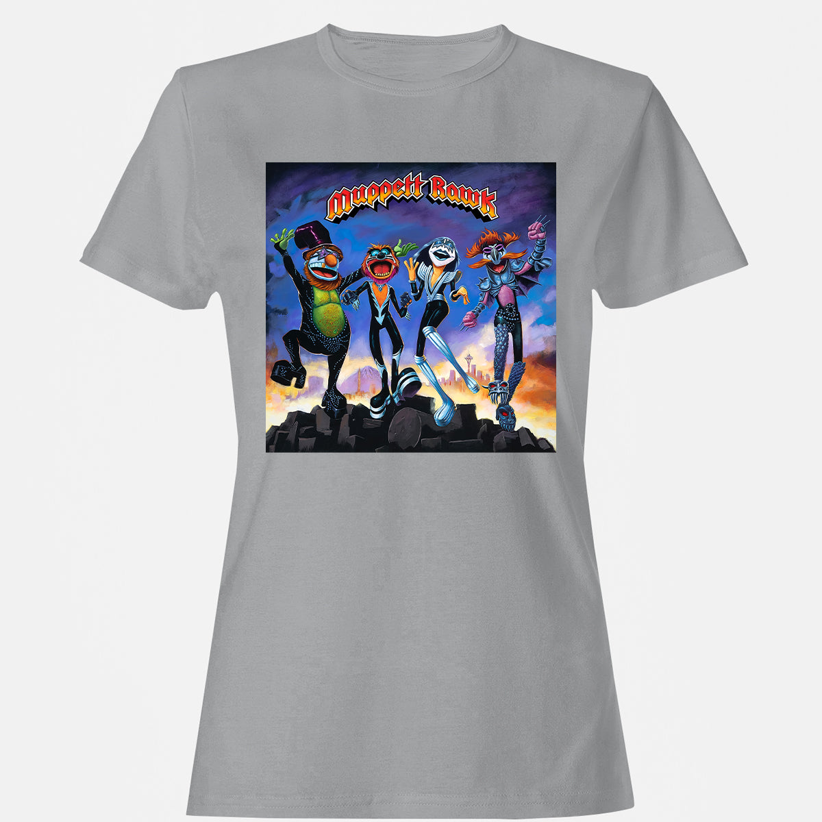 Women's T-Shirt - P9XEUXY6 - Sport Grey - 15