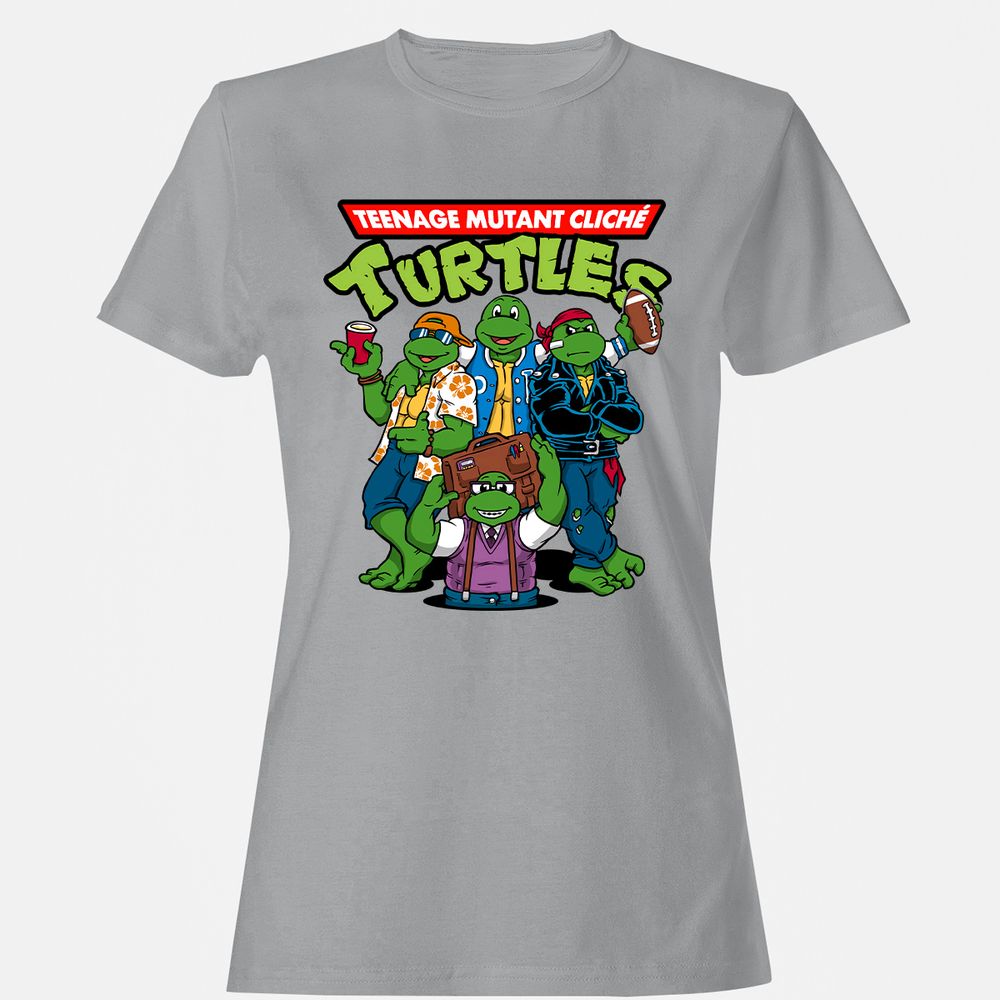 Women's T-Shirt - E8X6KG7S - Sport Grey - 15