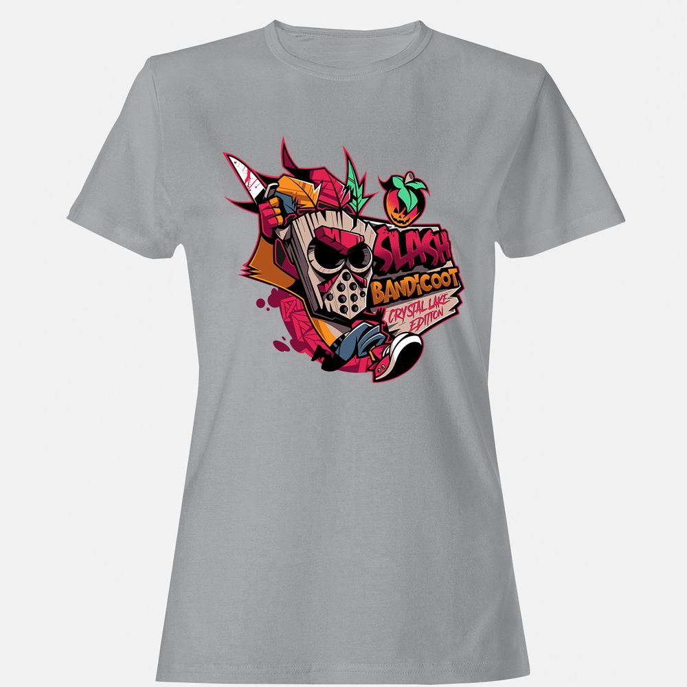Women's T-Shirt - EX7QDLTH - Sport Grey - 15
