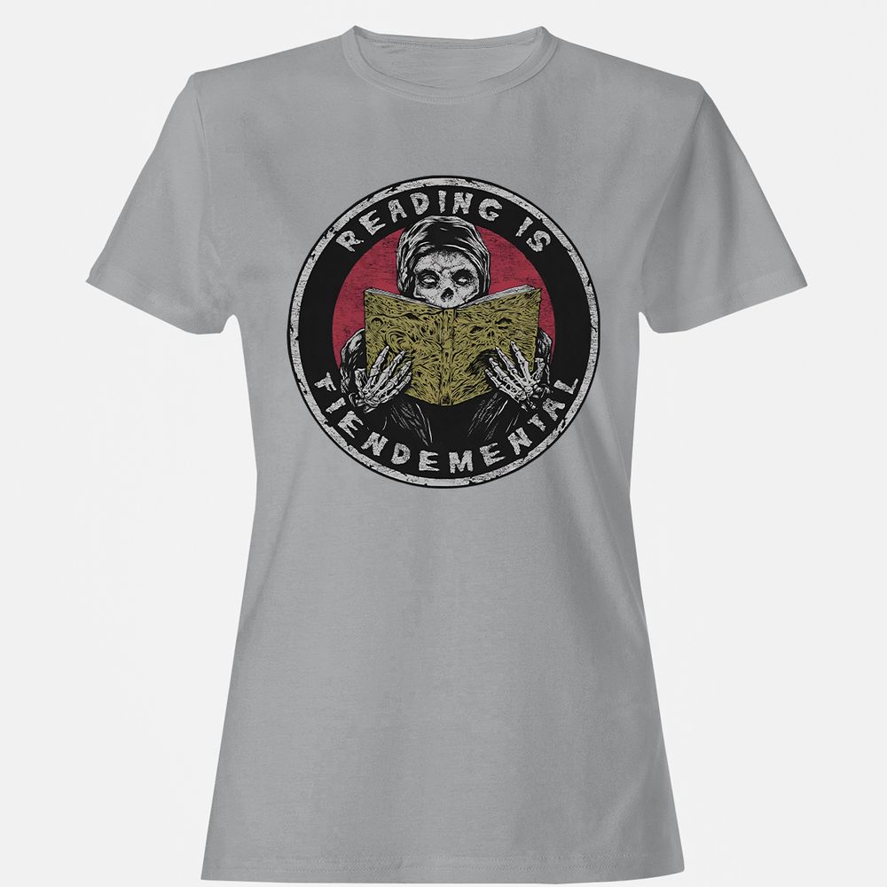 Reading Is Fiendemental - Sport Grey - 15