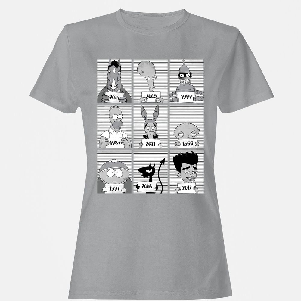 Women's T-Shirt - 84XJ9VLE - Sport Grey - 15