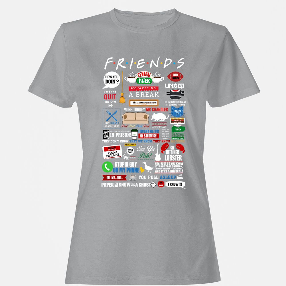 Women's T-Shirt - YC4DHBQ7 - Sport Grey - 15