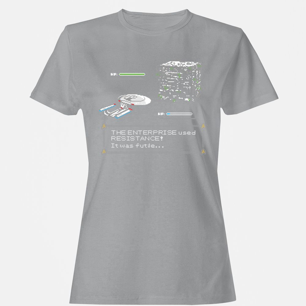 Women's T-Shirt - 5V4TRK5M - Sport Grey - 15
