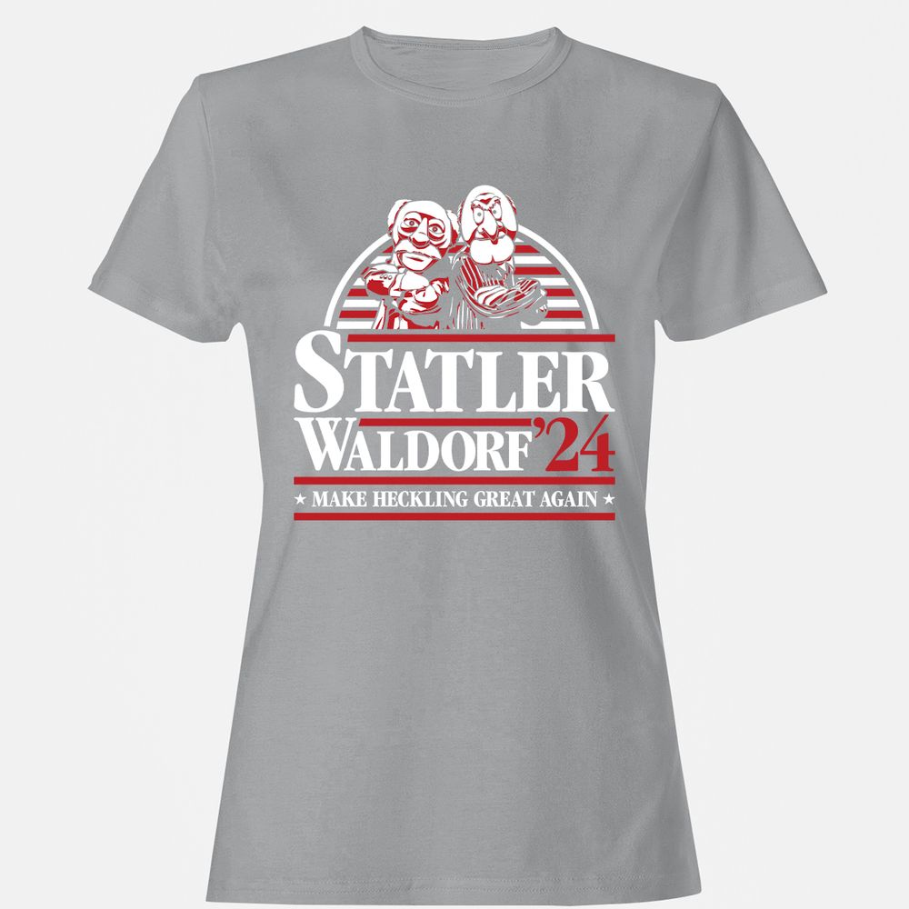 Women's T-Shirt - ZHPKEDGH - Sport Grey - 15