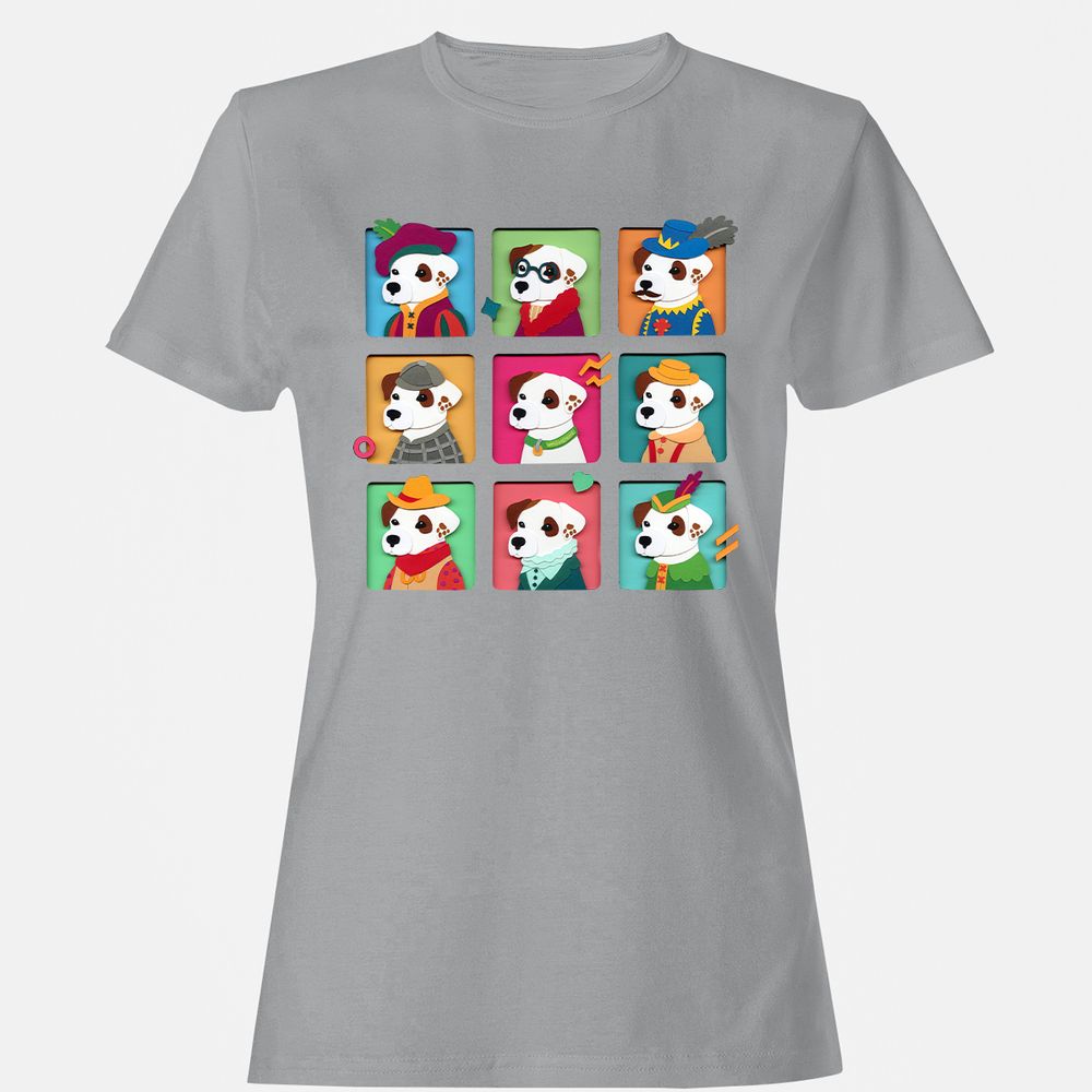 Women's T-Shirt - 916FX9DK - Sport Grey - 15