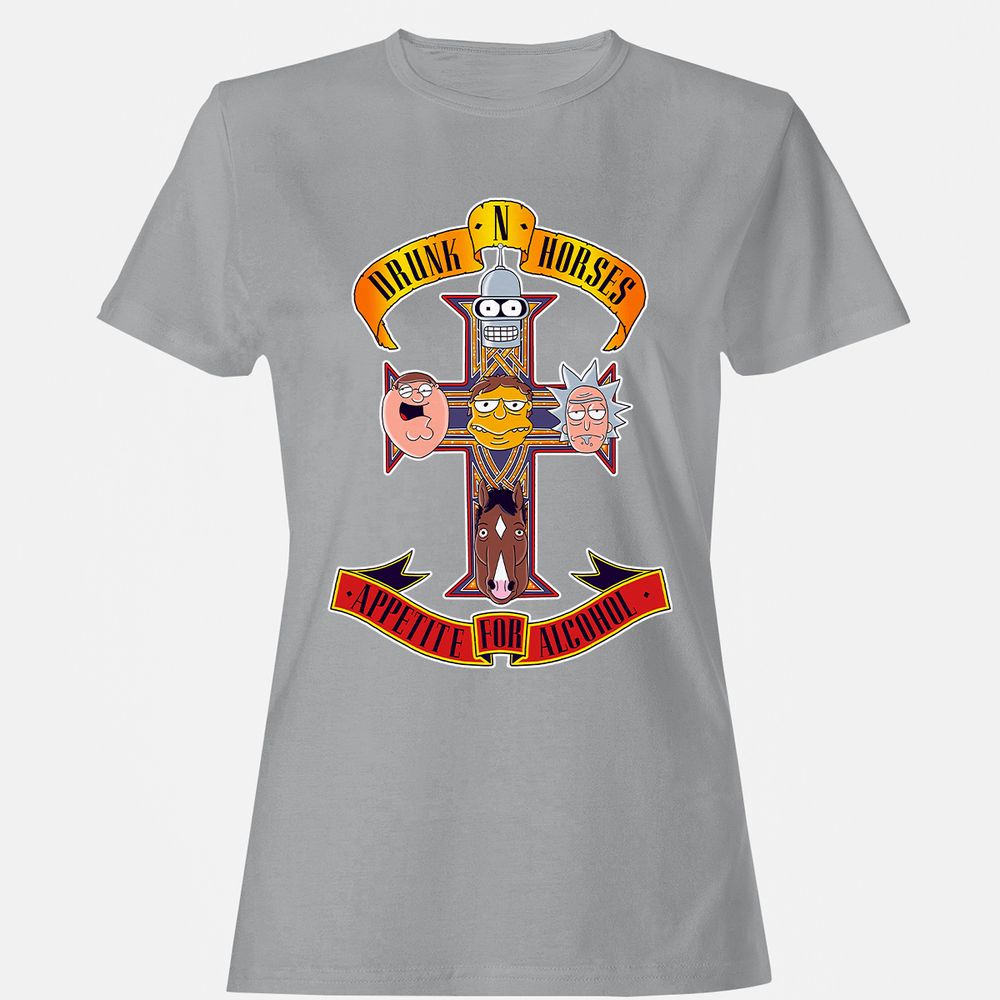 Women's T-Shirt - SHV1YSTU - Sport Grey - 15