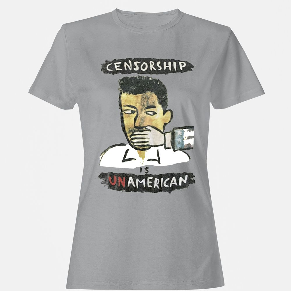 Censorship is Unamerican - Sport Grey - 15