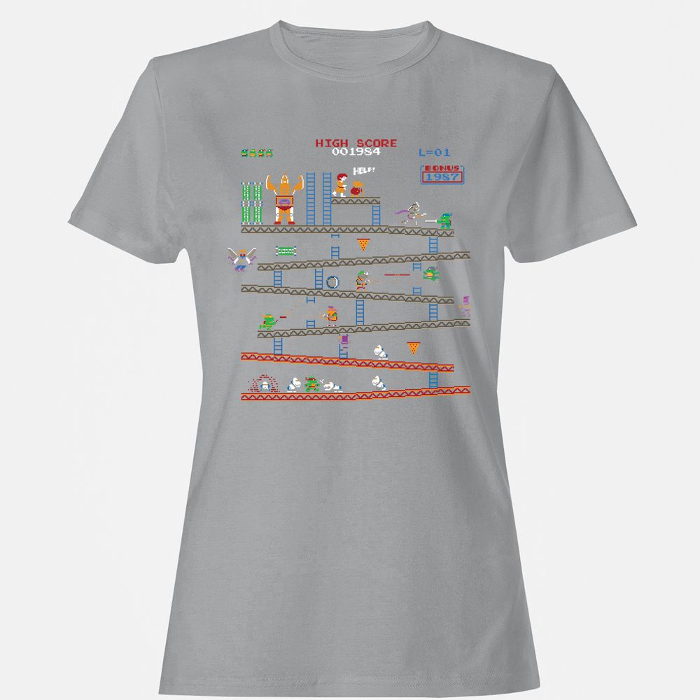 Women's T-Shirt - T6WDX61D - Sport Grey - 15