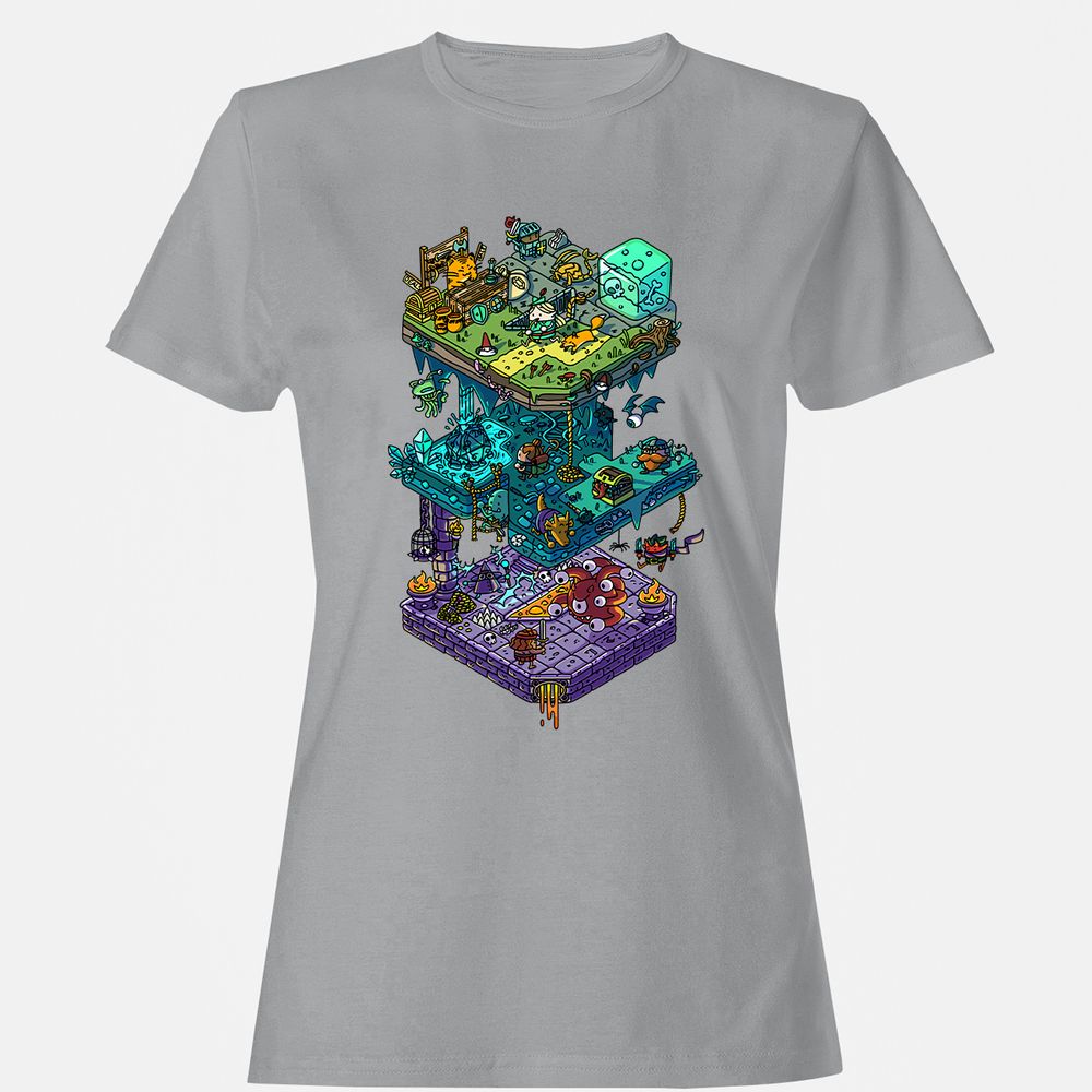 Women's T-Shirt - 591ELRKZ - Sport Grey - 15