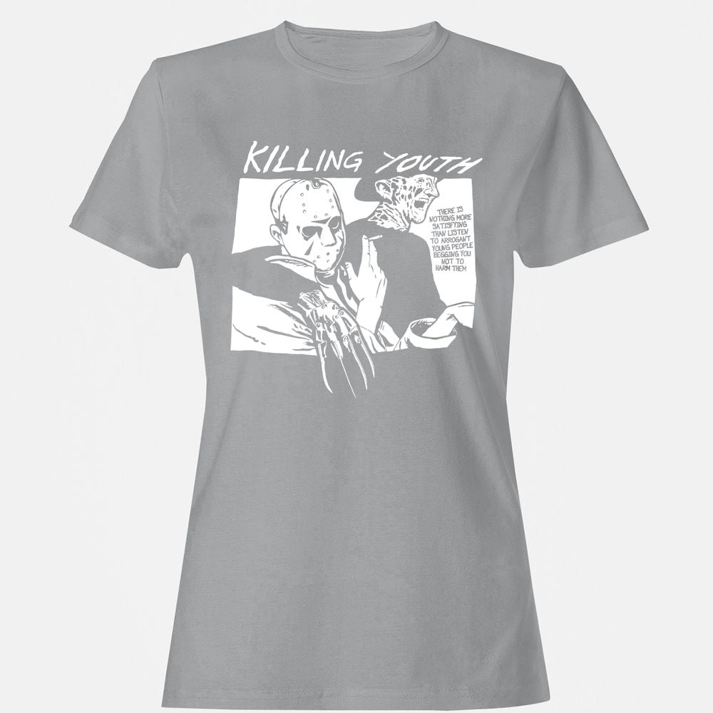 Women's T-Shirt - Q73ELZH3 - Sport Grey - 15