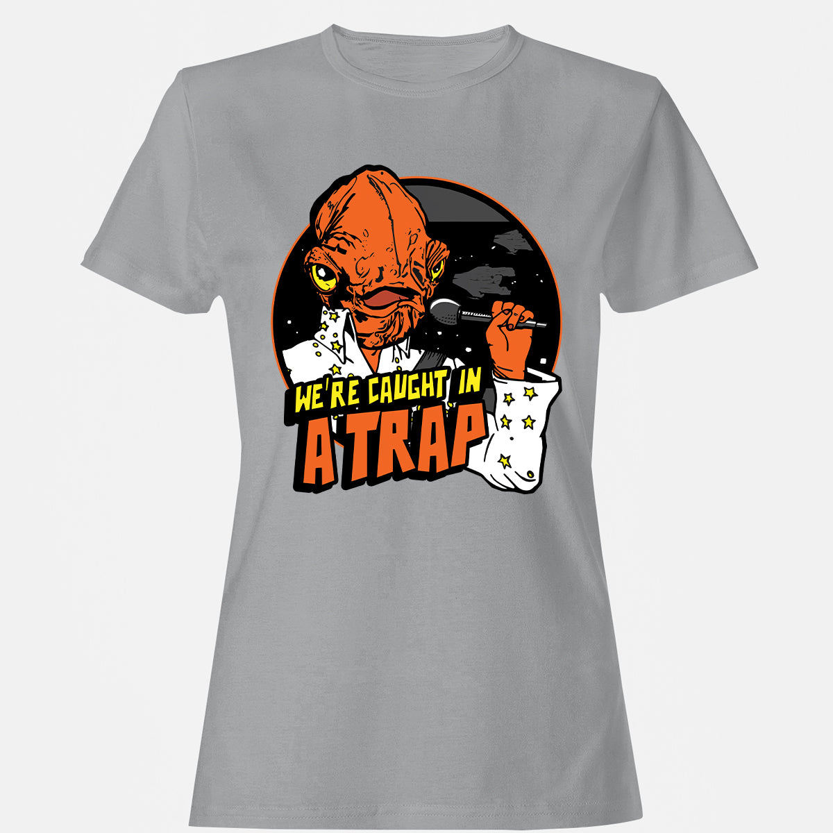 Women's T-Shirt - 7AVC4LGZ - Sport Grey - 15