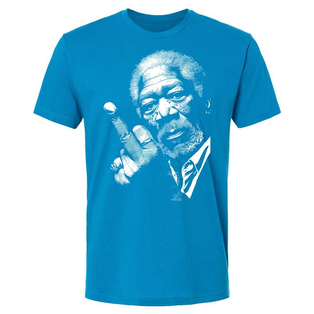 Morgan Freeman middle finger - Turquoise - 15