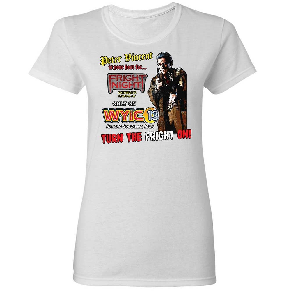 Peter Vincent Fright horror night cult - White - 15