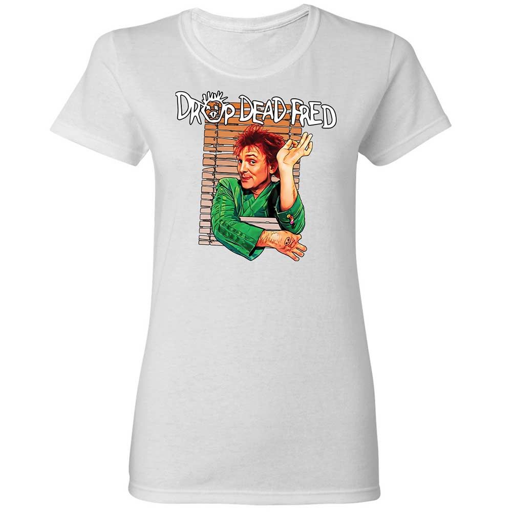 Funny Man Drop Dead Fred - White - 15