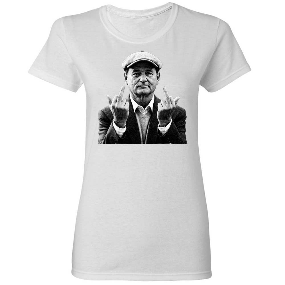 Bill Murray Middle Finger - White - 15