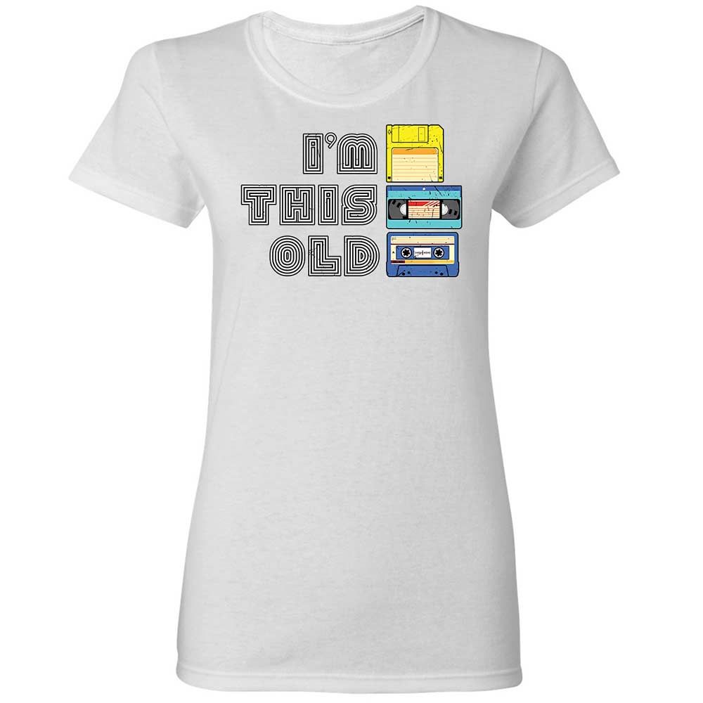 Women's T-Shirt - Black - White - 15