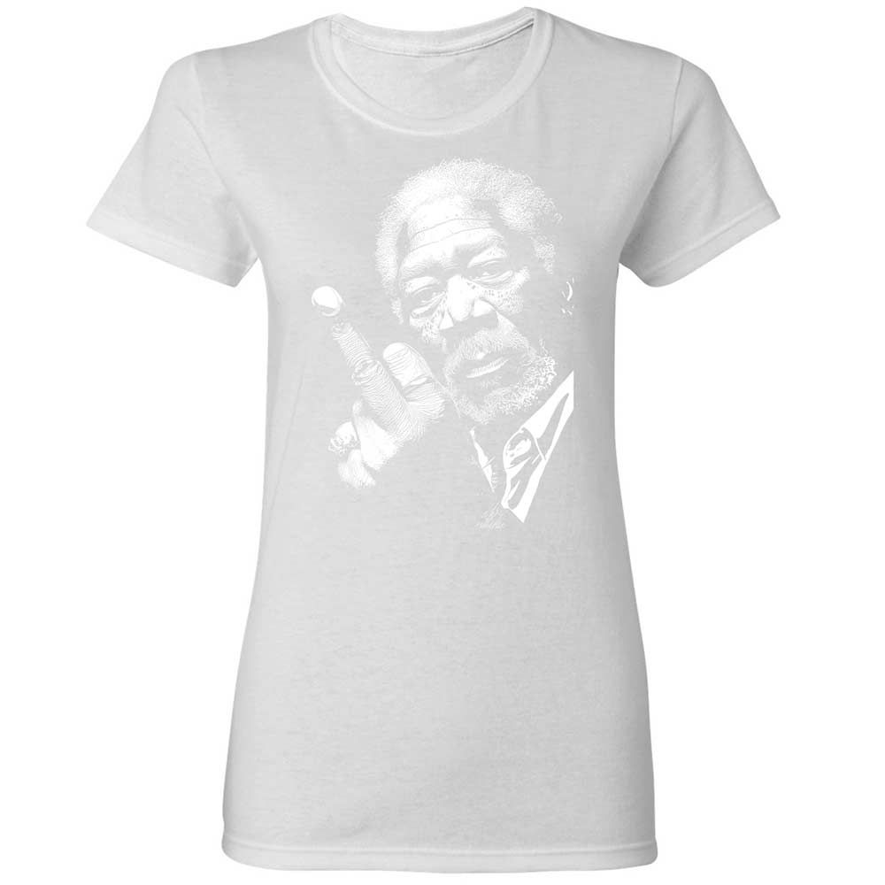 Morgan Freeman middle finger - White - 15