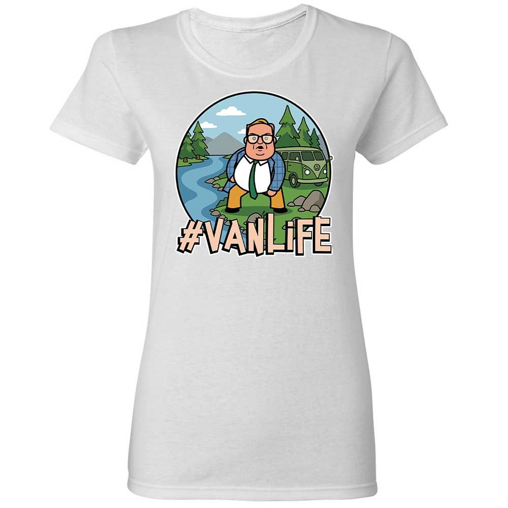 Vanlife living in a van down by the river - White - 15