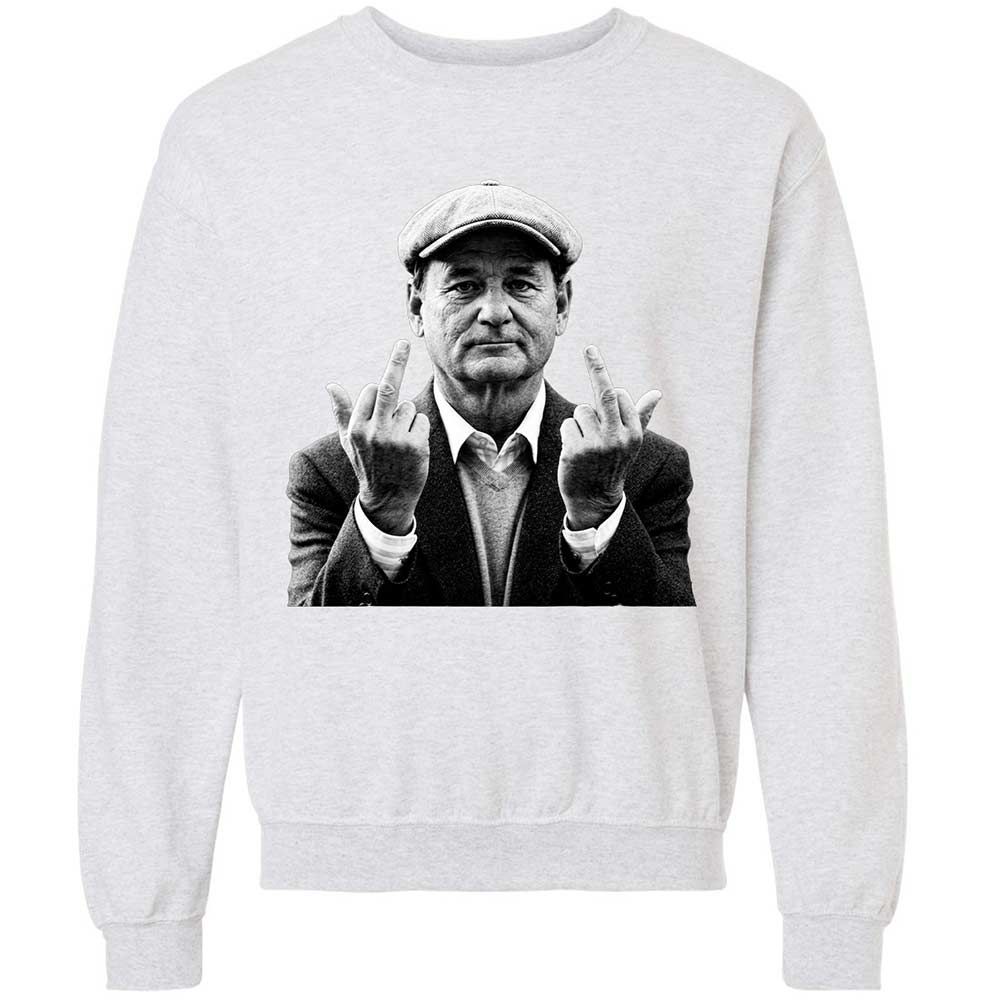 Bill Murray Middle Finger - Ash - 16