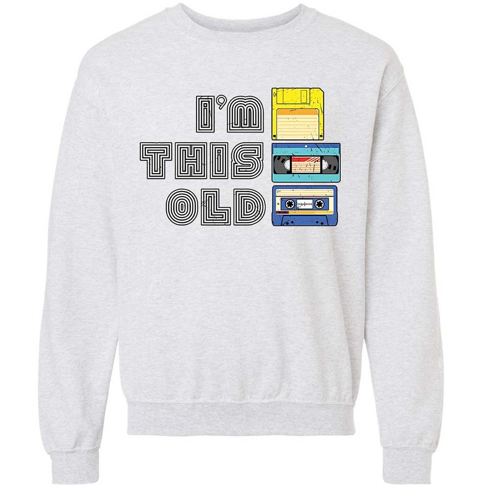 Classic Unisex Sweatshirt - Black - Ash - 16