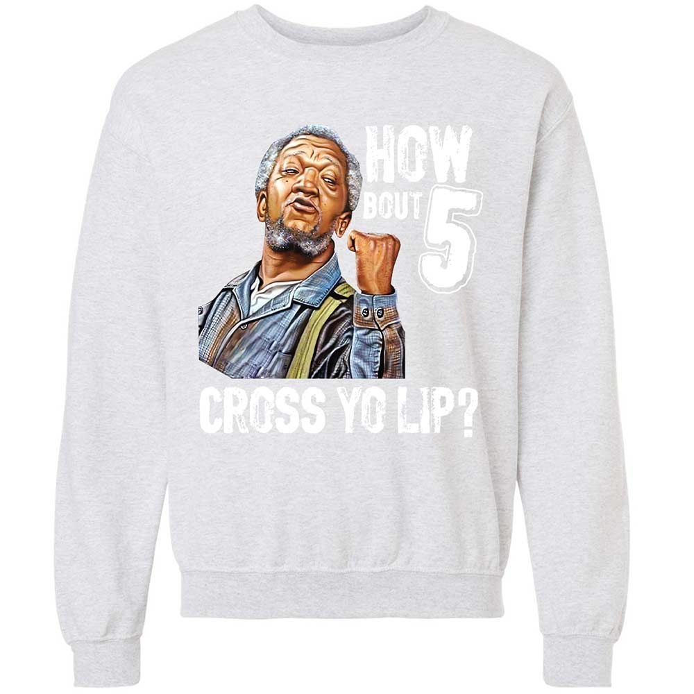 How bout 5 cross yo lip - Ash - 16